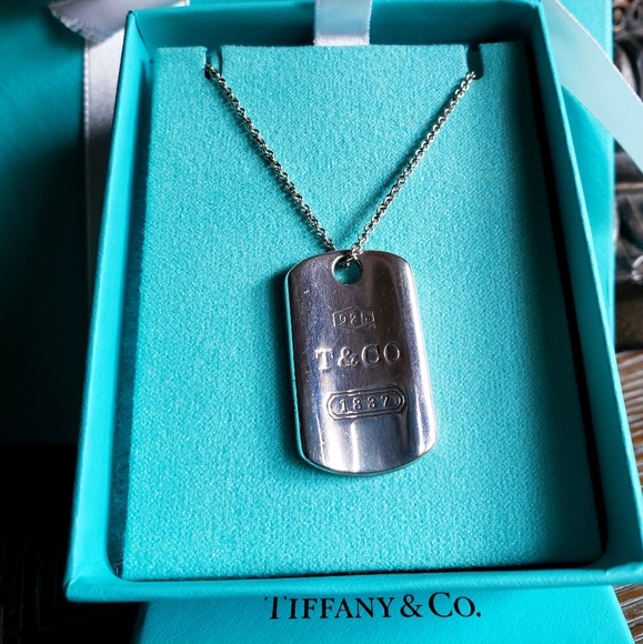 Tiffany & Co. Jewelry - Tiffany & Co. 1837 Engravable Tag necklace